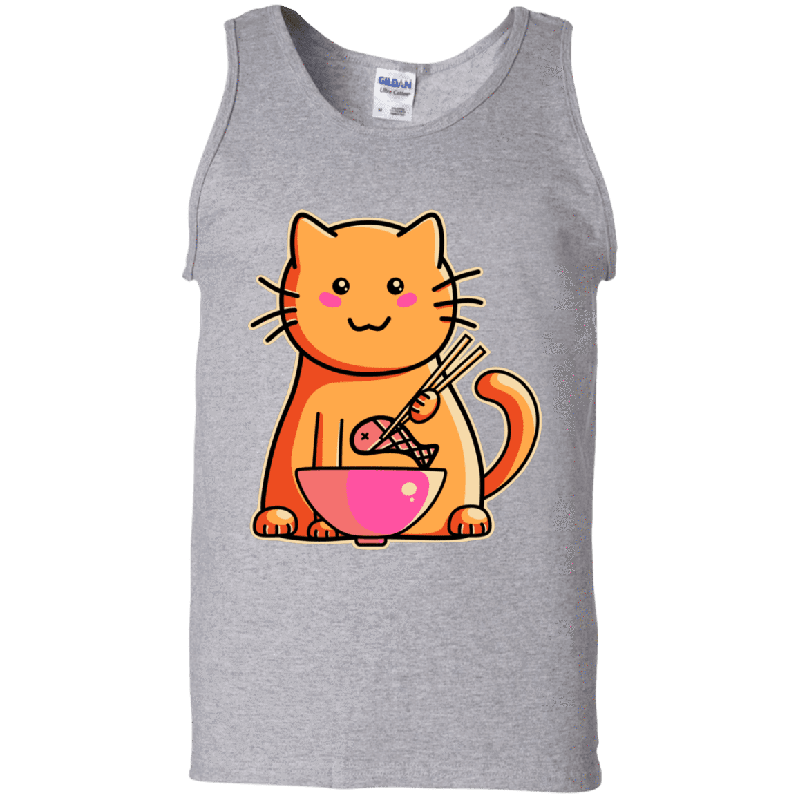 T-Shirts Sport Grey / S Cats Favourite Meal Men's Tank Top