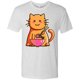 T-Shirts Heather White / S Cats Favourite Meal Men's Triblend T-Shirt