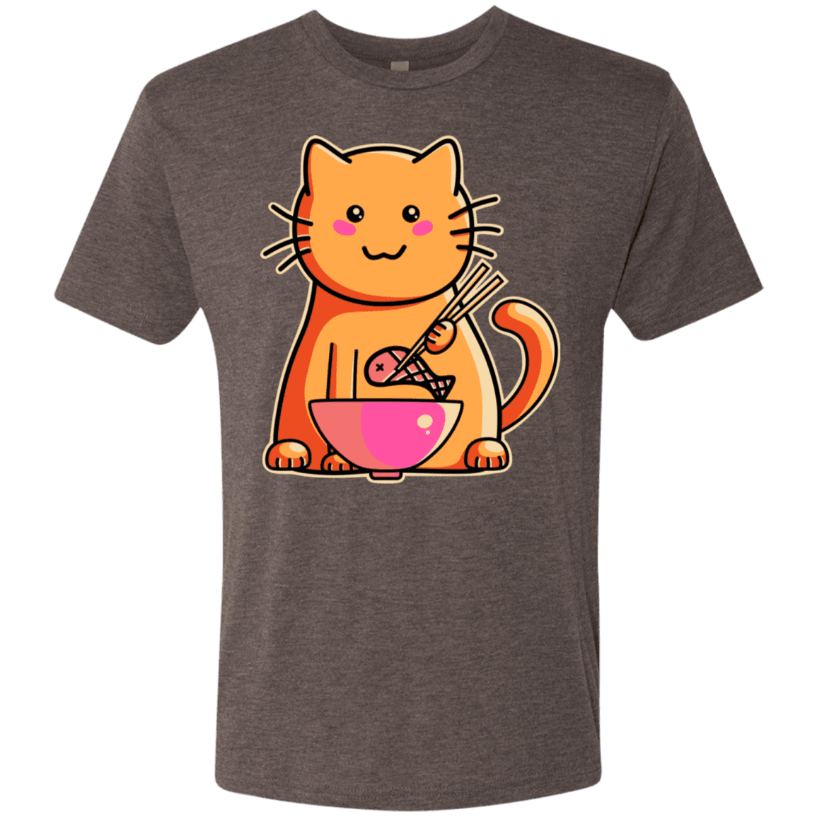 T-Shirts Macchiato / S Cats Favourite Meal Men's Triblend T-Shirt