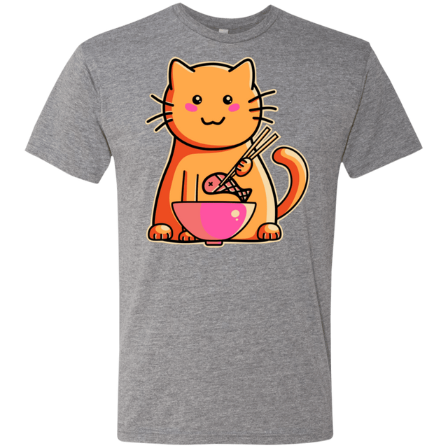 T-Shirts Premium Heather / S Cats Favourite Meal Men's Triblend T-Shirt