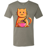 T-Shirts Venetian Grey / S Cats Favourite Meal Men's Triblend T-Shirt