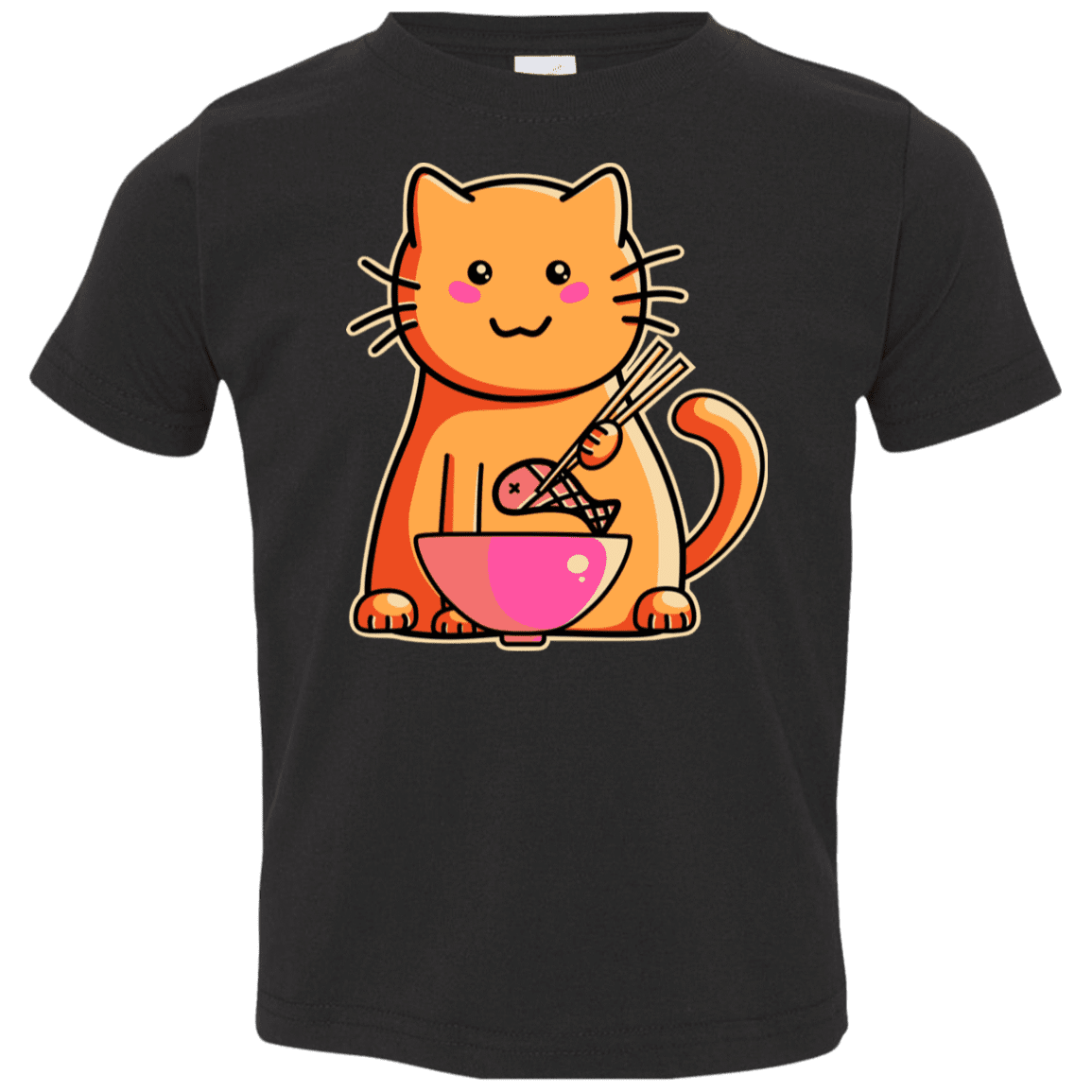 T-Shirts Black / 2T Cats Favourite Meal Toddler Premium T-Shirt