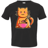 T-Shirts Black / 2T Cats Favourite Meal Toddler Premium T-Shirt