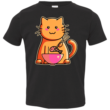 T-Shirts Black / 2T Cats Favourite Meal Toddler Premium T-Shirt