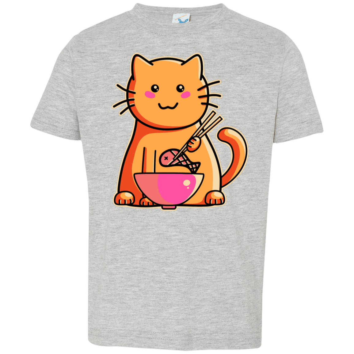 T-Shirts Heather Grey / 2T Cats Favourite Meal Toddler Premium T-Shirt