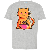 T-Shirts Heather Grey / 2T Cats Favourite Meal Toddler Premium T-Shirt