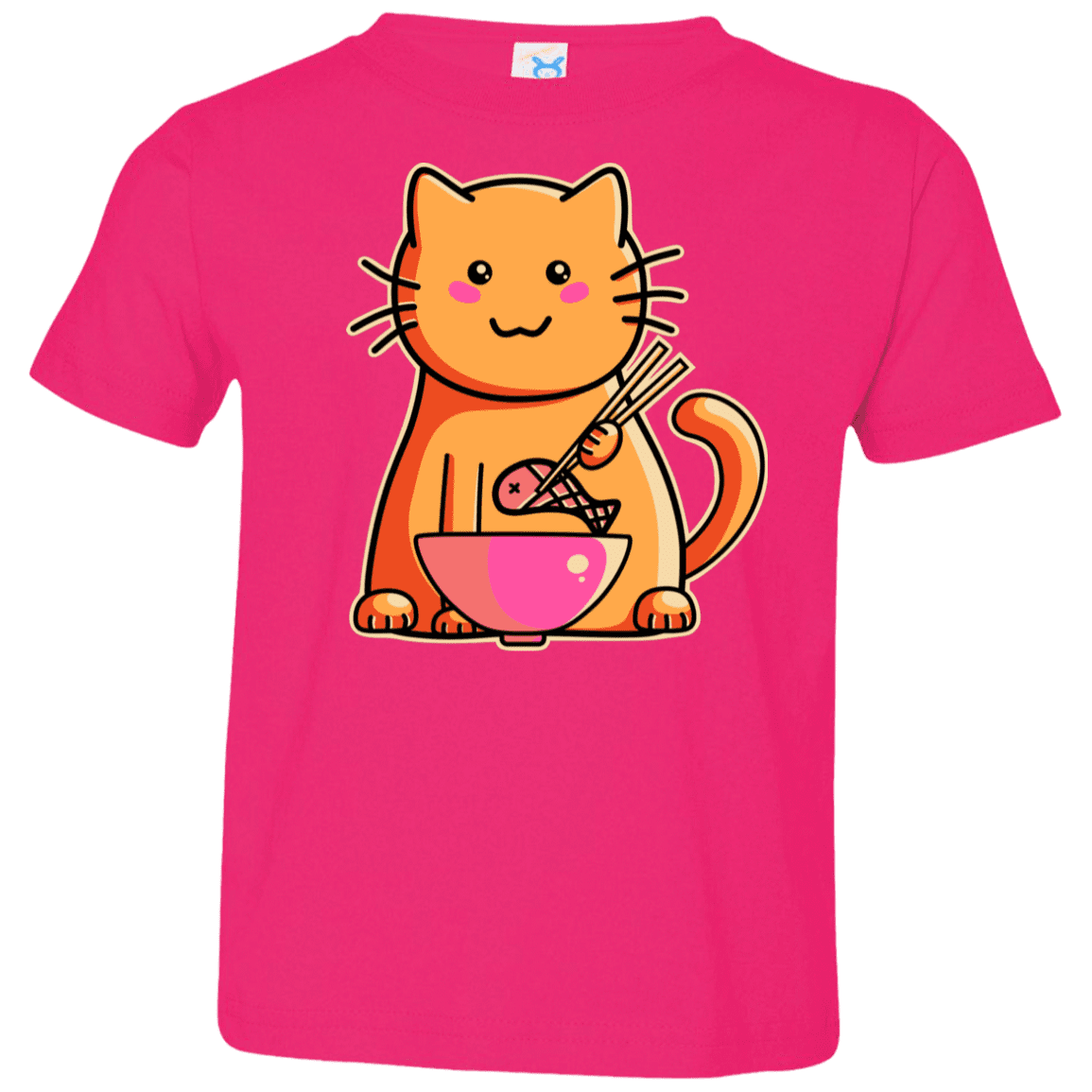 T-Shirts Hot Pink / 2T Cats Favourite Meal Toddler Premium T-Shirt