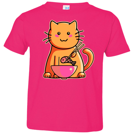 T-Shirts Hot Pink / 2T Cats Favourite Meal Toddler Premium T-Shirt