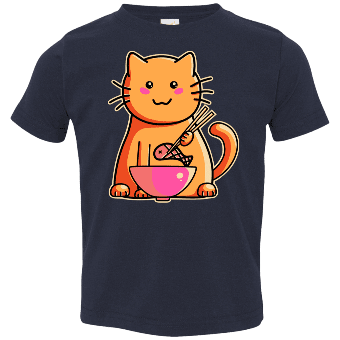 T-Shirts Navy / 2T Cats Favourite Meal Toddler Premium T-Shirt