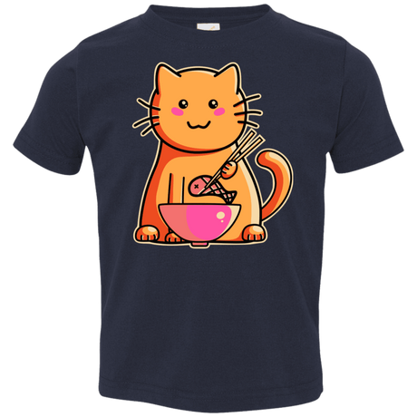 T-Shirts Navy / 2T Cats Favourite Meal Toddler Premium T-Shirt