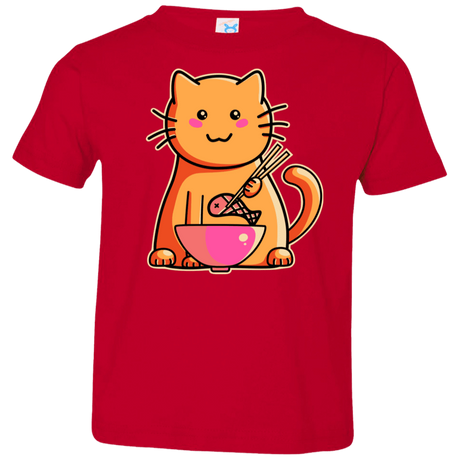 T-Shirts Red / 2T Cats Favourite Meal Toddler Premium T-Shirt