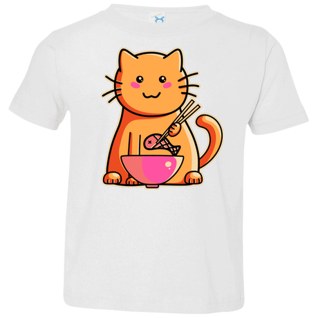 T-Shirts White / 2T Cats Favourite Meal Toddler Premium T-Shirt