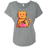 T-Shirts Premium Heather / X-Small Cats Favourite Meal Triblend Dolman Sleeve