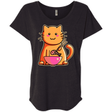 T-Shirts Vintage Black / X-Small Cats Favourite Meal Triblend Dolman Sleeve