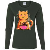 T-Shirts Forest / S Cats Favourite Meal Women's Long Sleeve T-Shirt