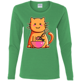 T-Shirts Irish Green / S Cats Favourite Meal Women's Long Sleeve T-Shirt