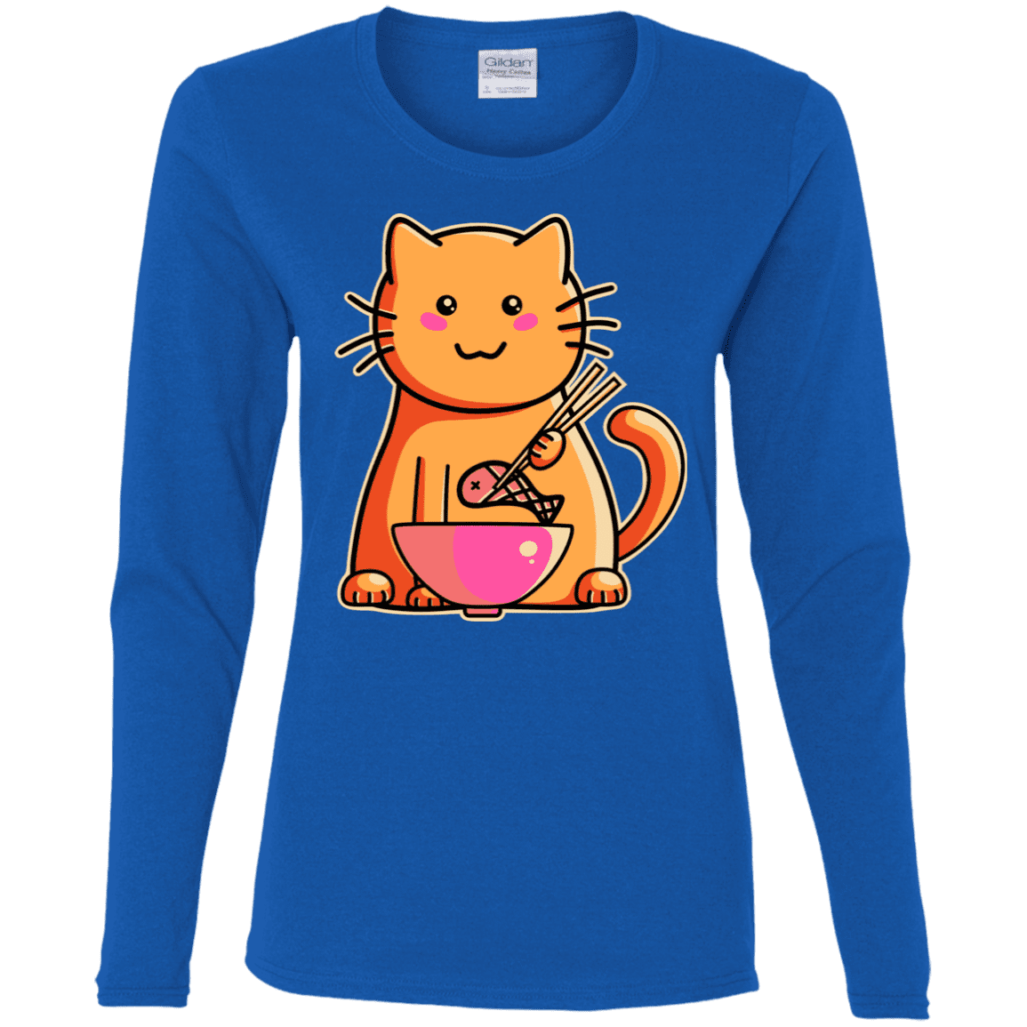 T-Shirts Royal / S Cats Favourite Meal Women's Long Sleeve T-Shirt