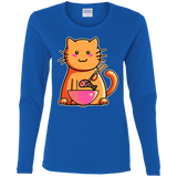 T-Shirts Royal / S Cats Favourite Meal Women's Long Sleeve T-Shirt