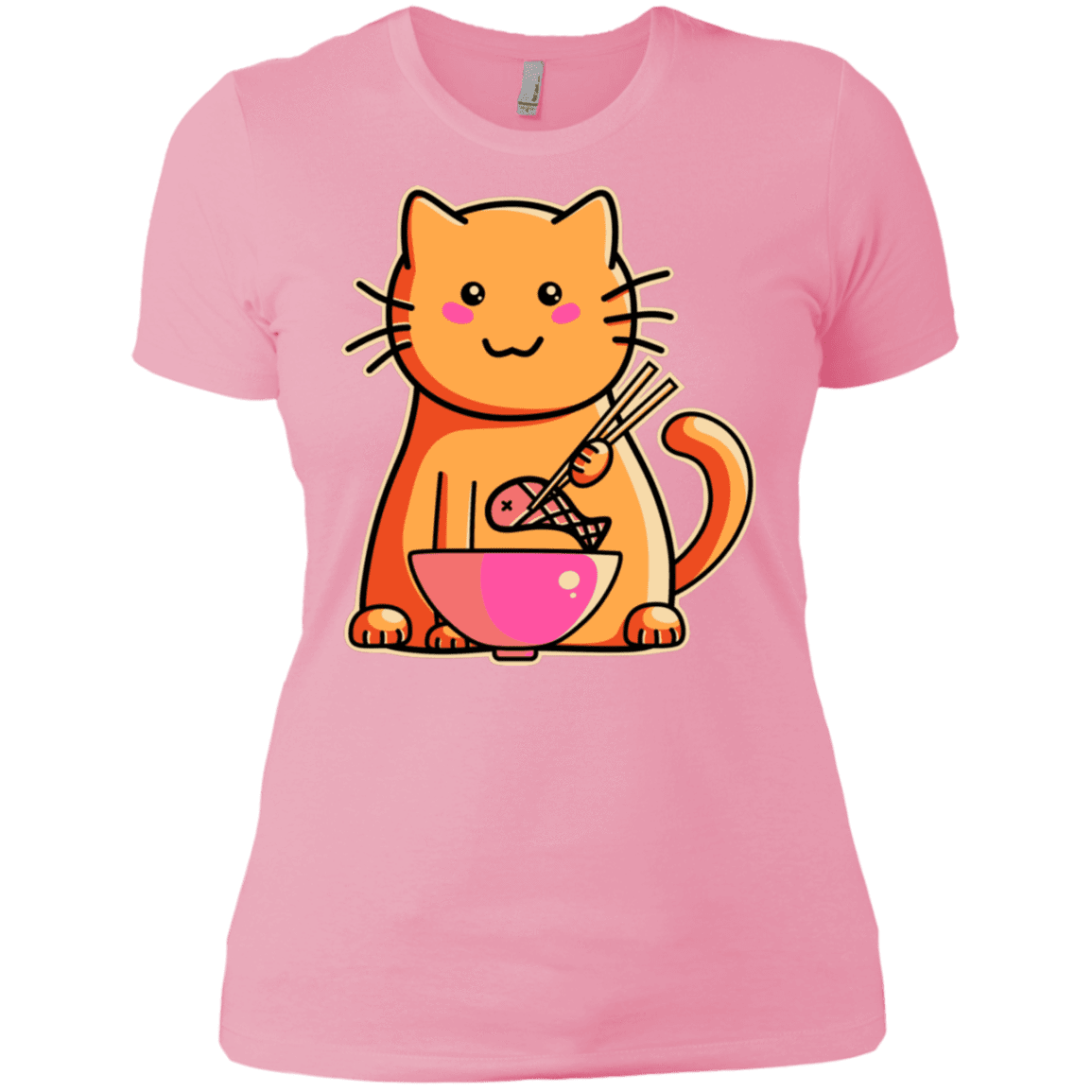T-Shirts Light Pink / X-Small Cats Favourite Meal Women's Premium T-Shirt