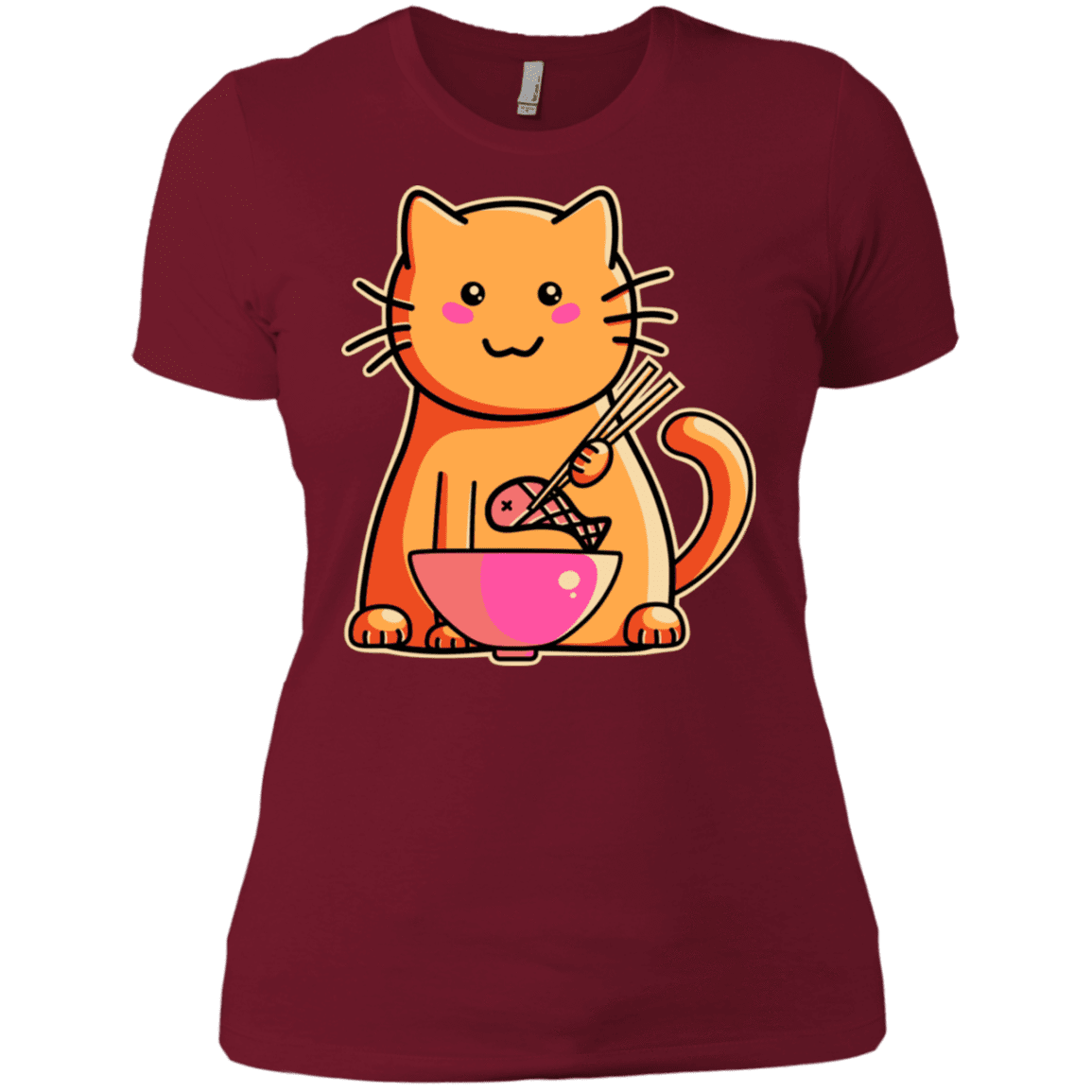 T-Shirts Scarlet / S Cats Favourite Meal Women's Premium T-Shirt