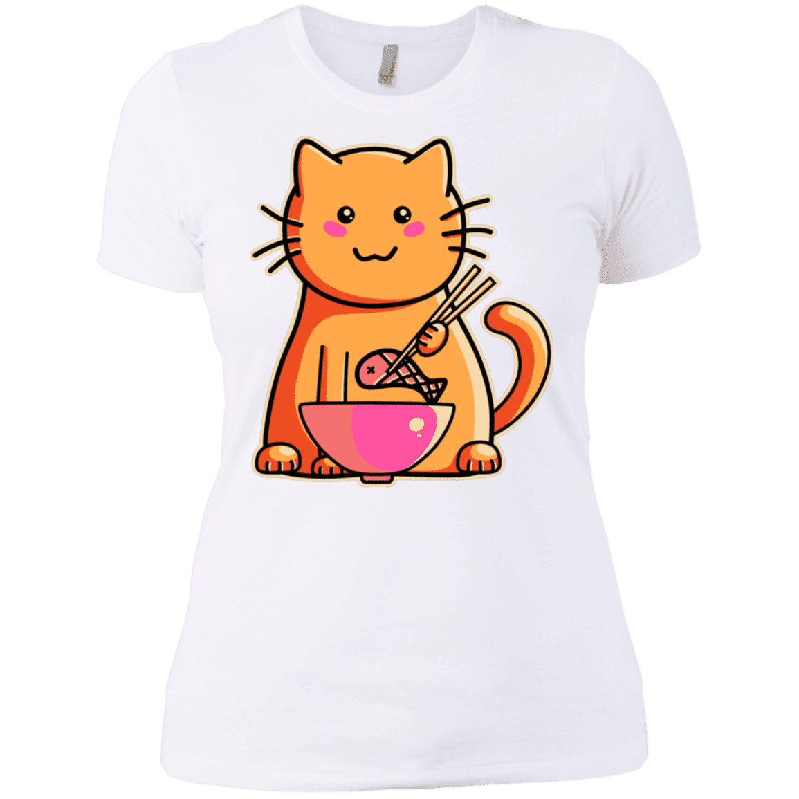 T-Shirts White / X-Small Cats Favourite Meal Women's Premium T-Shirt