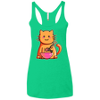 T-Shirts Envy / X-Small Cats Favourite Meal Women's Triblend Racerback Tank