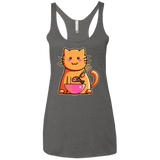 T-Shirts Premium Heather / X-Small Cats Favourite Meal Women's Triblend Racerback Tank