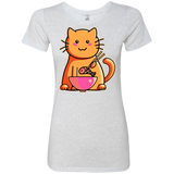 T-Shirts Heather White / S Cats Favourite Meal Women's Triblend T-Shirt