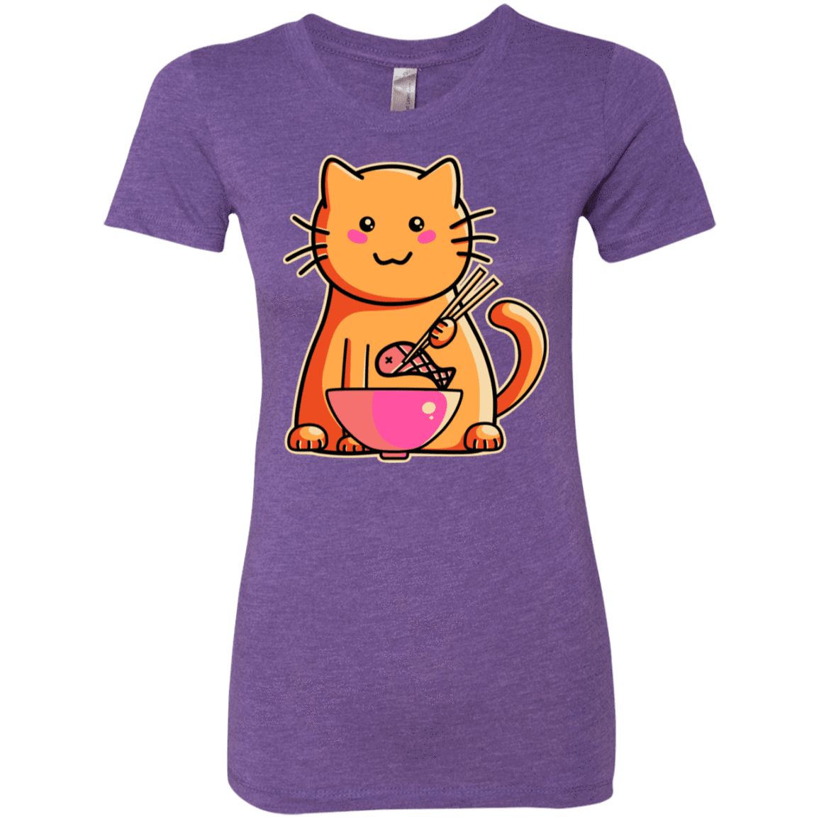 T-Shirts Purple Rush / S Cats Favourite Meal Women's Triblend T-Shirt