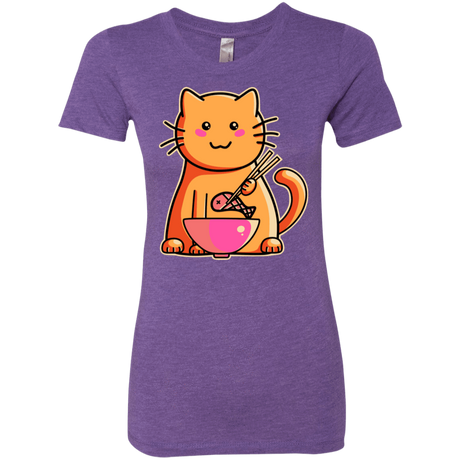 T-Shirts Purple Rush / S Cats Favourite Meal Women's Triblend T-Shirt
