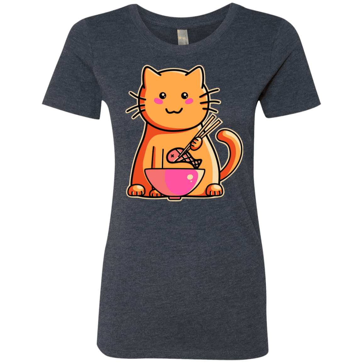 T-Shirts Vintage Navy / S Cats Favourite Meal Women's Triblend T-Shirt