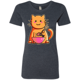 T-Shirts Vintage Navy / S Cats Favourite Meal Women's Triblend T-Shirt