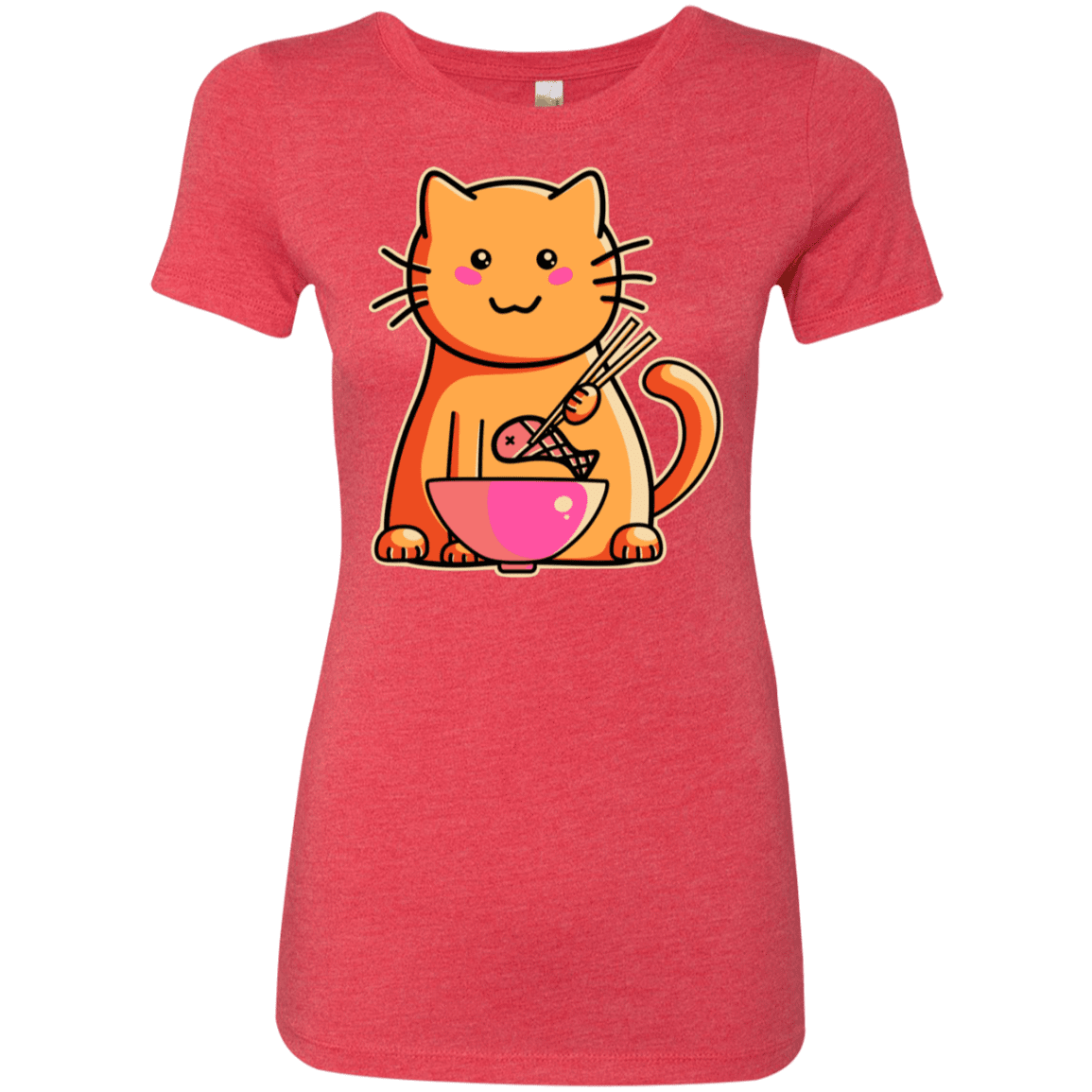 T-Shirts Vintage Red / S Cats Favourite Meal Women's Triblend T-Shirt