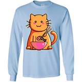 T-Shirts Light Blue / YS Cats Favourite Meal Youth Long Sleeve T-Shirt