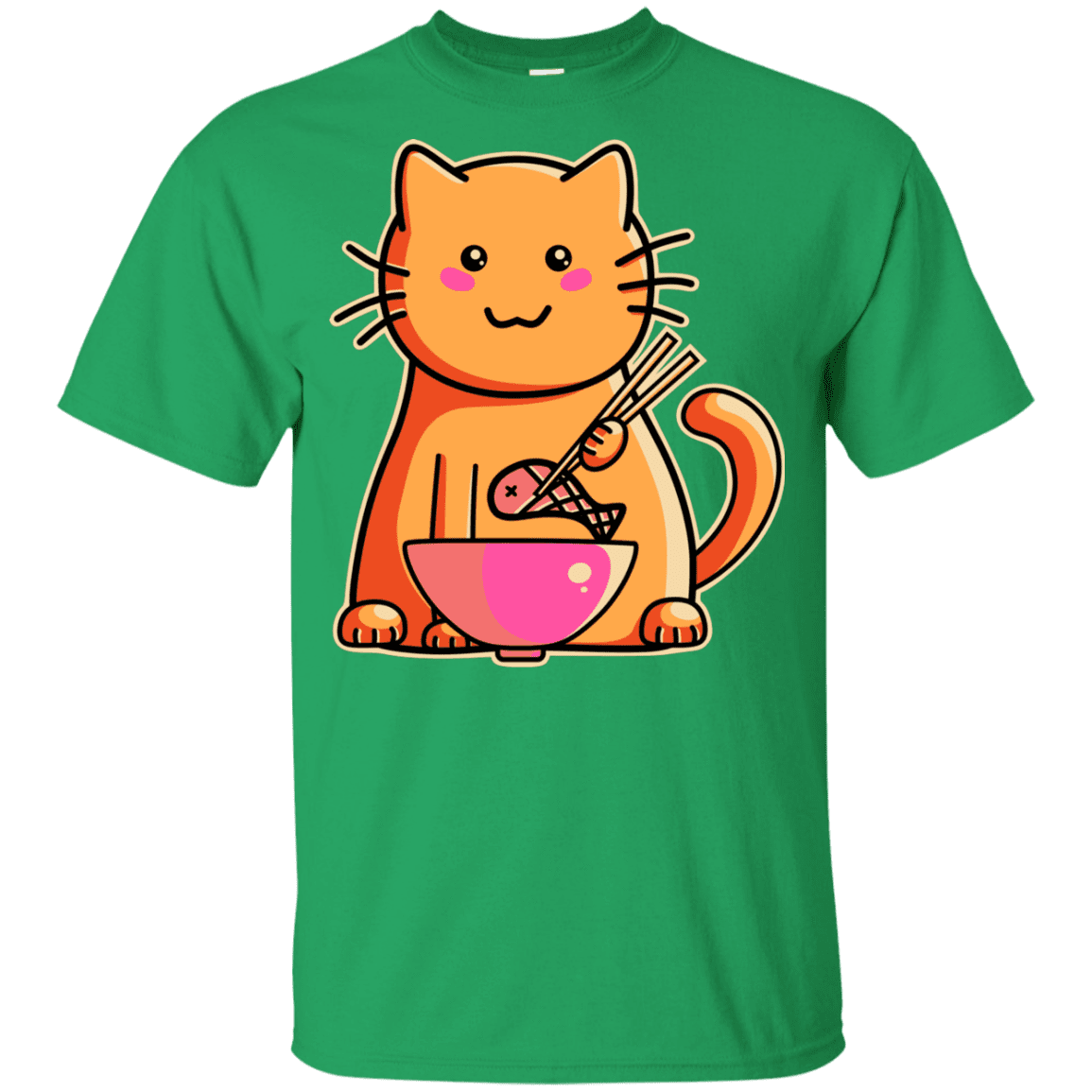 T-Shirts Irish Green / YXS Cats Favourite Meal Youth T-Shirt