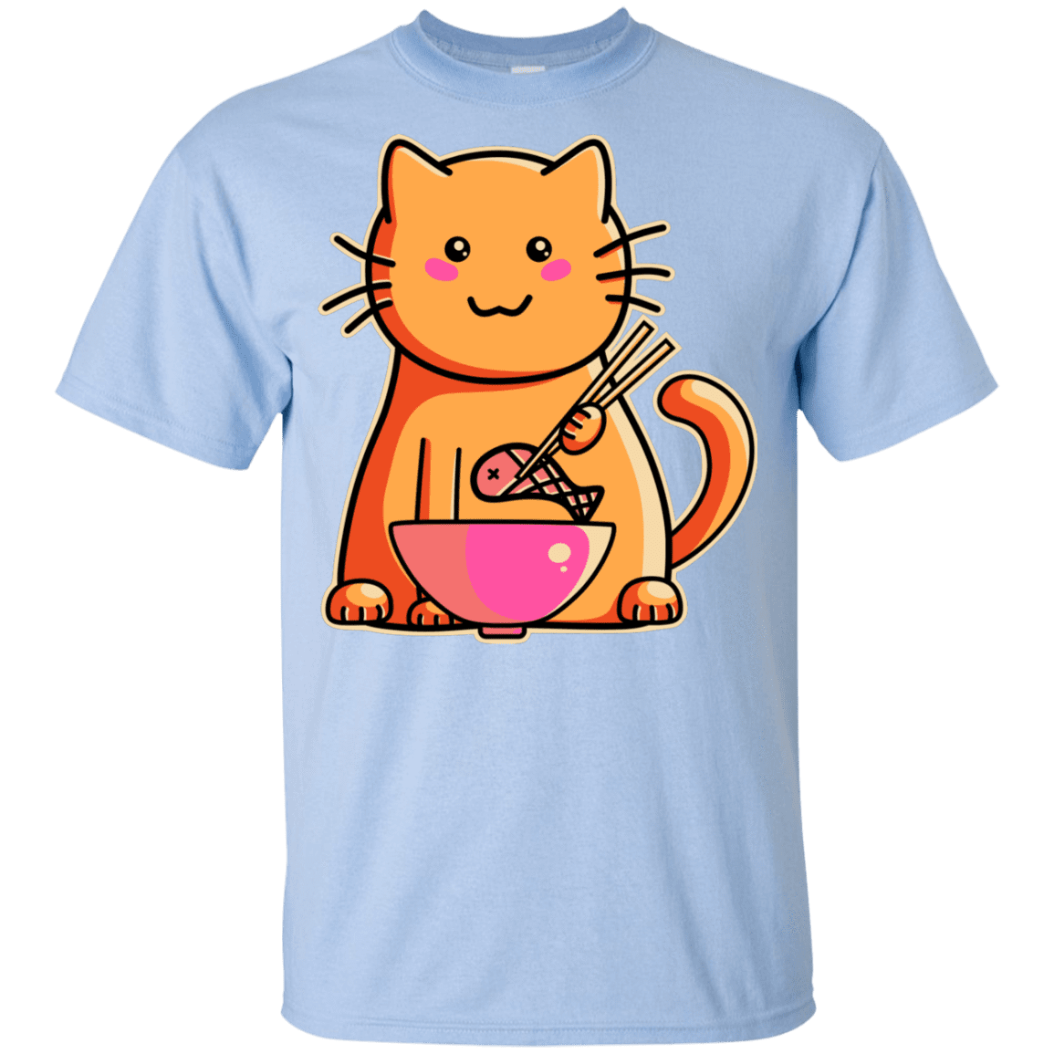 T-Shirts Light Blue / YXS Cats Favourite Meal Youth T-Shirt