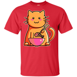 T-Shirts Red / YXS Cats Favourite Meal Youth T-Shirt