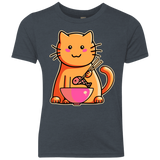 T-Shirts Vintage Navy / YXS Cats Favourite Meal Youth Triblend T-Shirt