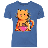 T-Shirts Vintage Royal / YXS Cats Favourite Meal Youth Triblend T-Shirt