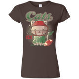 T-Shirts Dark Chocolate / S Cats Football Junior Slimmer-Fit T-Shirt