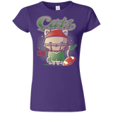 T-Shirts Purple / S Cats Football Junior Slimmer-Fit T-Shirt