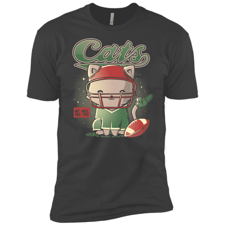 T-Shirts Heavy Metal / X-Small Cats Football Men's Premium T-Shirt
