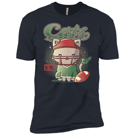 T-Shirts Indigo / X-Small Cats Football Men's Premium T-Shirt