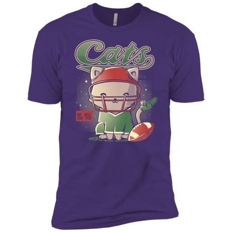 T-Shirts Purple Rush/ / X-Small Cats Football Men's Premium T-Shirt
