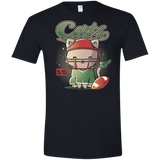 T-Shirts Black / X-Small Cats Football Men's Semi-Fitted Softstyle