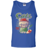 T-Shirts Royal / S Cats Football Men's Tank Top