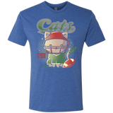 T-Shirts Vintage Royal / S Cats Football Men's Triblend T-Shirt