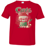 T-Shirts Red / 2T Cats Football Toddler Premium T-Shirt