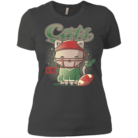 T-Shirts Heavy Metal / X-Small Cats Football Women's Premium T-Shirt
