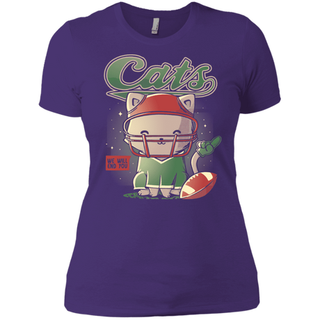 T-Shirts Purple Rush/ / X-Small Cats Football Women's Premium T-Shirt